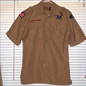 Boy Scouts of America Youth Large uniform shirt